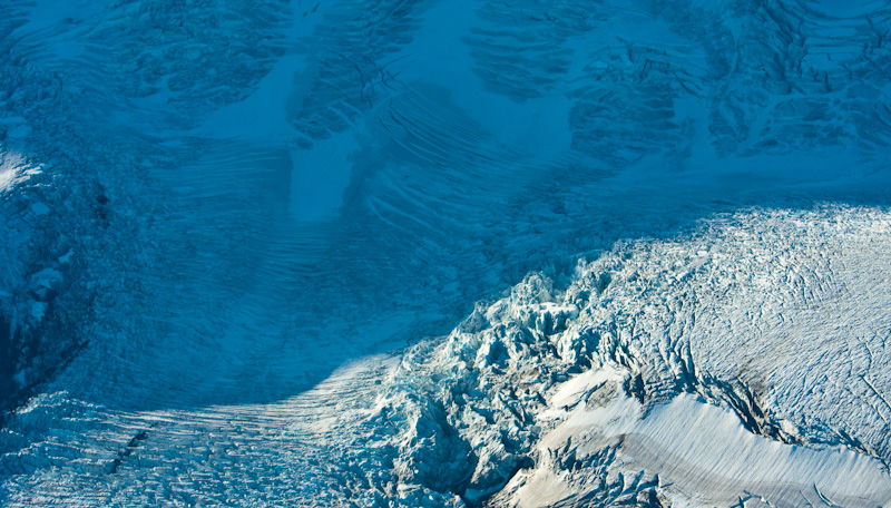 Glacier Detail On Mount Baker